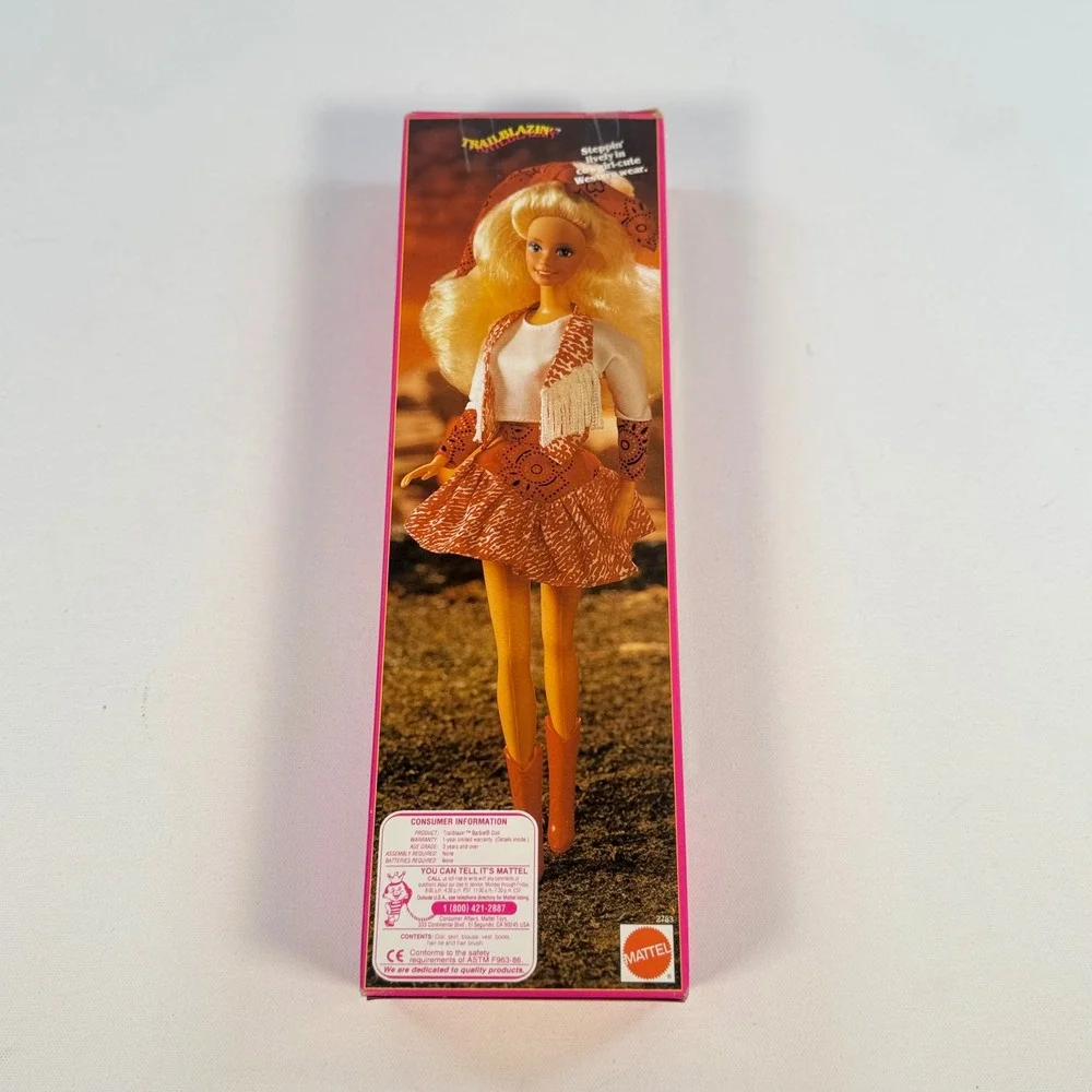 Mattel Trailblazin Barbie Doll 1991 Special Edition Western Cowgirl 2783 NIB